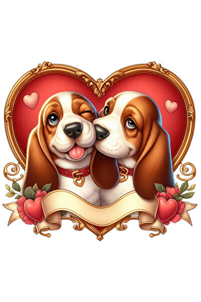 StoryGift Romania Sticker Adeziv 90CM cu o catelusa si un catel, ilustratie, ...