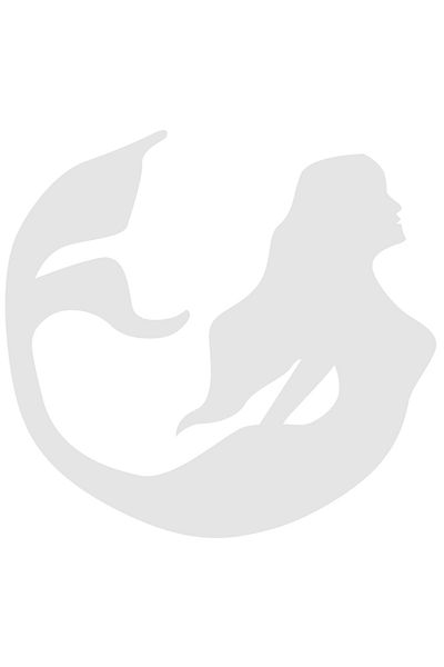 StoryGift Romania Sticker Adeziv 90CM Exterior cu o sirena pentru fetite , Vinyl Alb, 90 cm