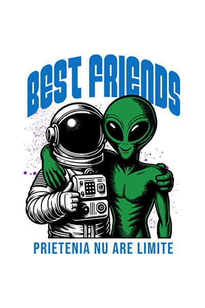 StoryGift Romania Sticker Adeziv 90CM cu Costum Astronaut Extraterestru Verde...