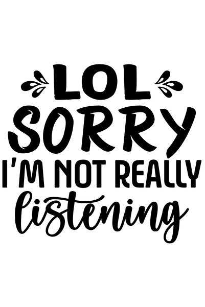 StoryGift Romania Sticker Autocolant 30CM Exterior cu textul "Lol, sorry, I'm...