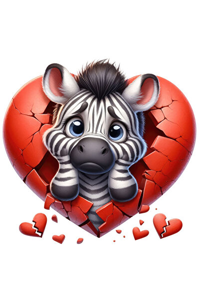 StoryGift Romania Sticker Eticheta 40CM cu un catel Husky care sta intr-o ceasca, ilustratie, blanos, afectiune,