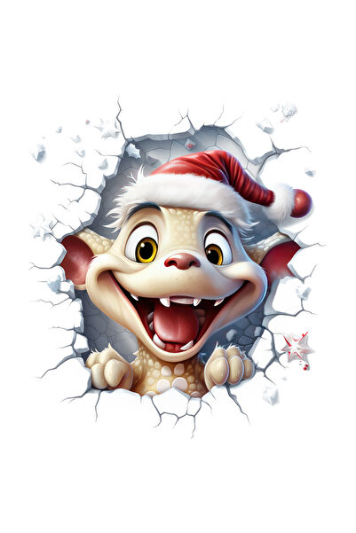 StoryGift Romania Sticker Autocolant 70CM cu un animalut vesel care scoate ca...