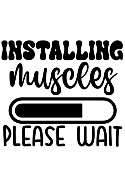 StoryGift Romania Sticker Autocolant 70CM Exterior cu textul "Installing musc...