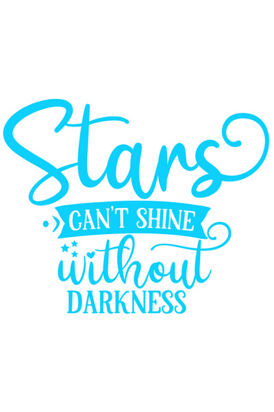 StoryGift Romania Sticker Autocolant 70CM Exterior cu textul "Stelele nu pot ...