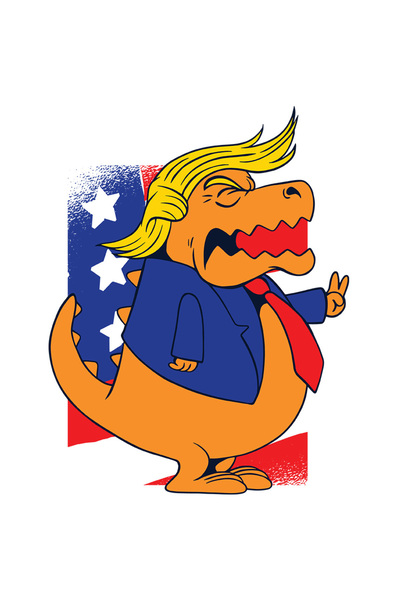 StoryGift Romania Sticker Eticheta 50CM Stil Caricatura Presedintele Statelor Unite Ale Americii, Steag, Partid,