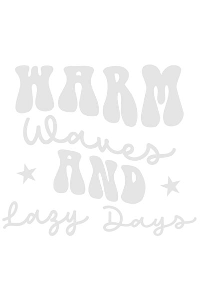 StoryGift Romania Sticker Autocolant 30CM Exterior pentru cei care se duc la mare cu textul "Valuri calde si zil