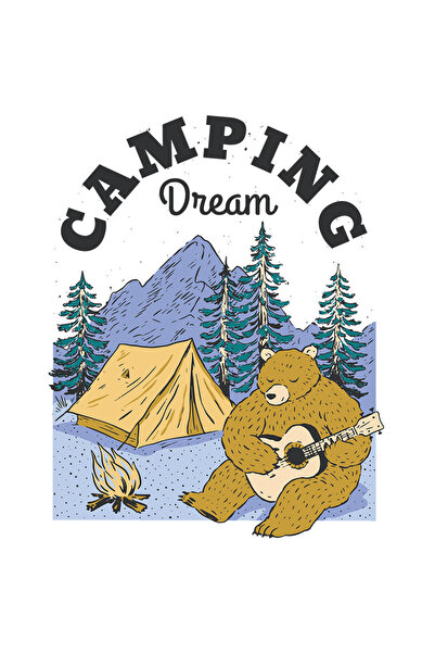 StoryGift Romania Sticker Autocolant 70CM Cu Text IN Engleza Camping Dream, U...