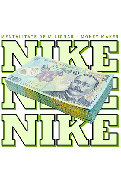 StoryGift Romania Sticker Autocolant 70CM 100 Lei Romanesti - _Nike_ cu Margi...