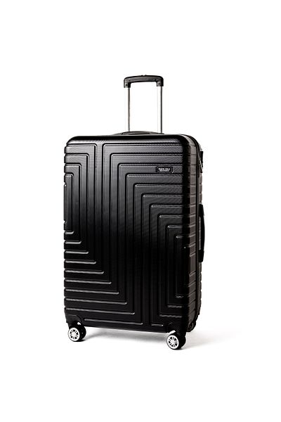 Travel POLO Trolley Set, TRAVEL POLO, ABS, A1004, Black, 3 pieces of suitcases with sizes, S-M-L