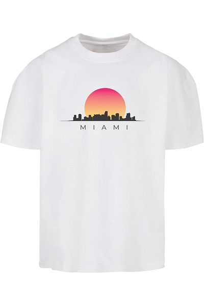Merchcode Herren Miami Ultra Heavy Cotton Box T-shirt