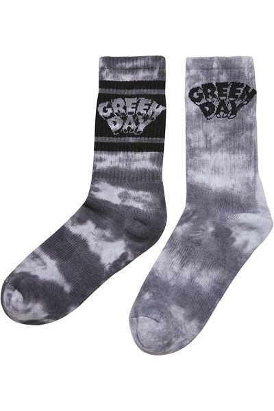 Merchcode Green Day Tie Die Socks 2-pack
