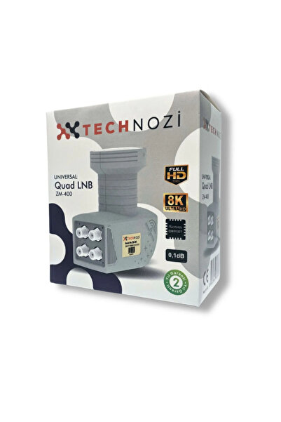 technozi Zm-400 - 4'lü Lnb Dörtlü Elenbi Quad 8k Ultra Hd
