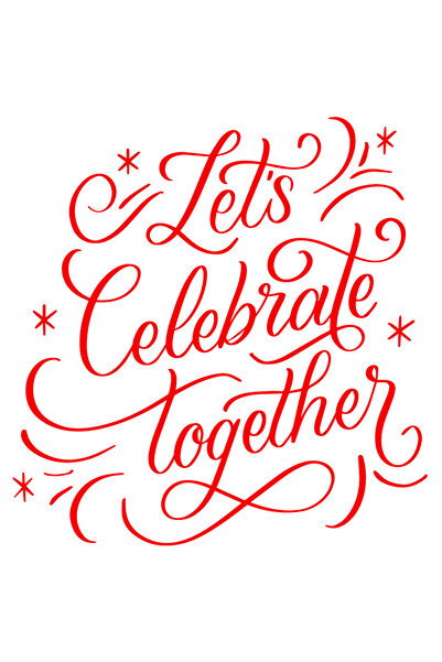 StoryGift Romania Sticker Eticheta 40CM Exterior cu mesajul in engleza "Let's...