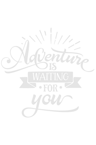 StoryGift Romania Sticker Adeziv 90CM Exterior cu textul in engleza "Adventur...