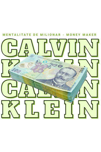 StoryGift Romania Sticker Autocolant 70CM _Calvin Klein_ - 100 Lei Romanesti ...