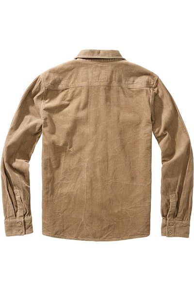 Brandit Herren Corduroy Classic Shirt Long Sleeve