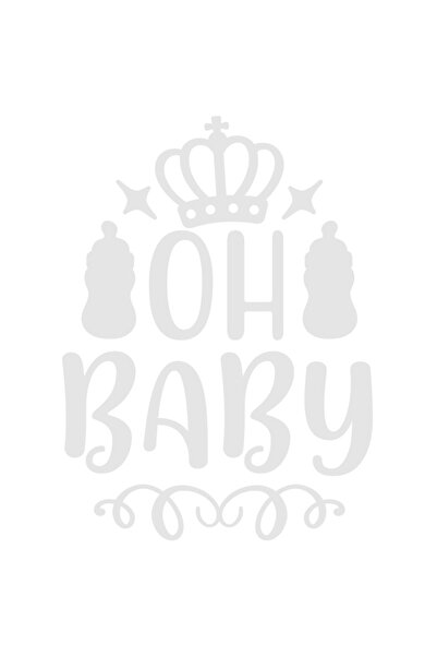 StoryGift Romania Sticker Eticheta 50CM Exterior cu textul in engleza "Oh, ba...