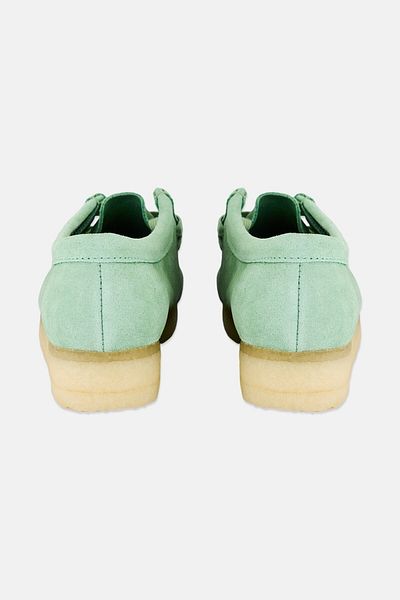 CLARKS Women Wallabee Standard Fit Lace Up Casual Shoes, Pine Green