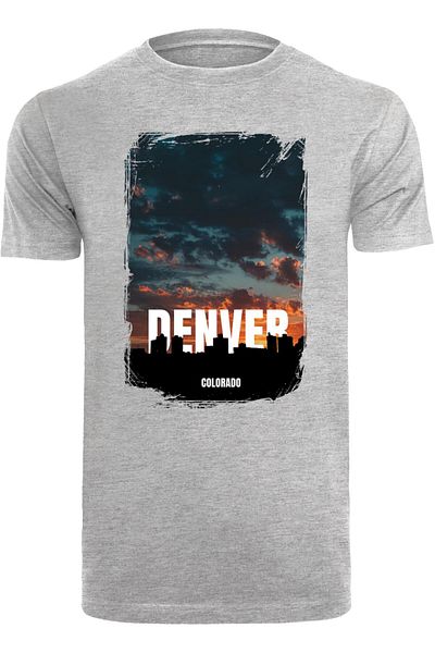 Merchcode Herren Denver T-shirt Round Neck
