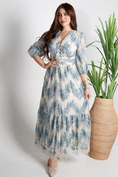 SOOL Sugar Chiffon Dress with Prints
