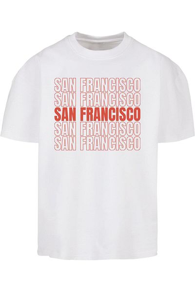 Merchcode Herren San Francisco Ultra Heavy Cotton Box T-shirt