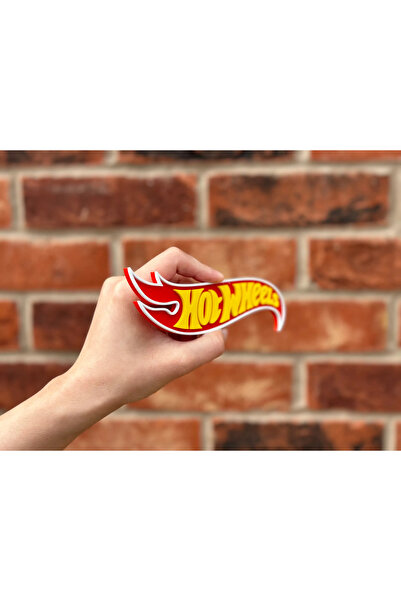 HOT WHEELS Çocuk Odaları Için Logo 16 Cm