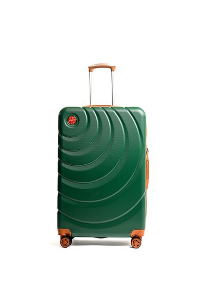 Travel POLO Cabin trolley, TRAVEL POLO, 57x35x25cm, A1005, hand luggage, ABS suitcase, Khaki / Tobacco