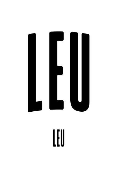 StoryGift Romania Sticker Eticheta 50CM Cuvantul Leu, Motivational, Self Help...