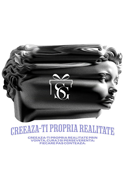 StoryGift Romania Sticker Adeziv 90CM Creeaza-ti Propria Realitate, Curaj, Vo...