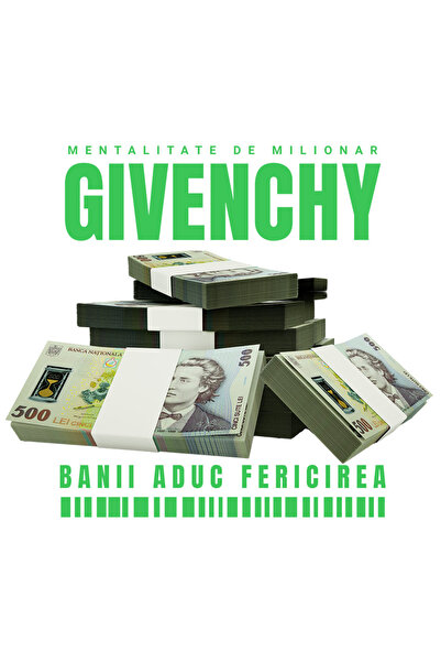 StoryGift Romania Sticker Eticheta 40CM _Givenchy_ - Banii Aduc Fericirea cu ...
