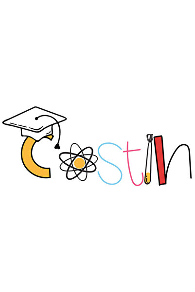 StoryGift Romania Sticker Autocolant 70CM Cu Numele Costin, si Mesaj Amuzant,...