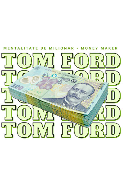 StoryGift Romania Sticker Autocolant 70CM __Tom Ford_ - 100 Lei Romanesti cu ...