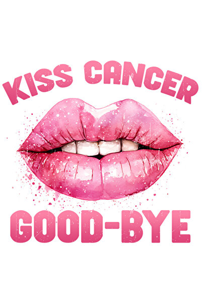 StoryGift Romania Sticker Eticheta 40CM cu buze cu mesajul "Kiss good-bye", p...