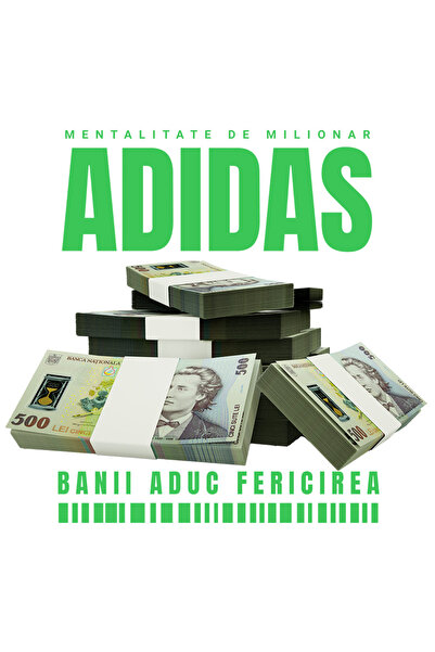 StoryGift Romania Sticker Autocolant 70CM _Adidas_ - Banii Aduc Fericirea cu ...