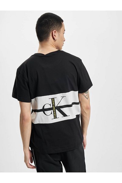 Calvin Klein Herren Calvin Klein Jeans Stripe Colorblock T-Shirt
