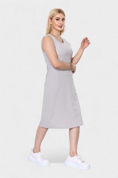 SOSYETE AVM Γυναικείο φόρεμα Navy Blue με χοντρό λουράκι Lycra Midi