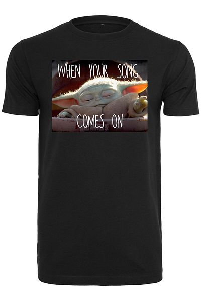 Merchcode Herren Baby Yoda Song Tee