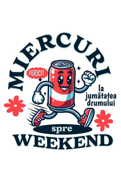 StoryGift Romania Sticker Adeziv 90CM Adeziv Miercuri_ la jumatatea drumului ...