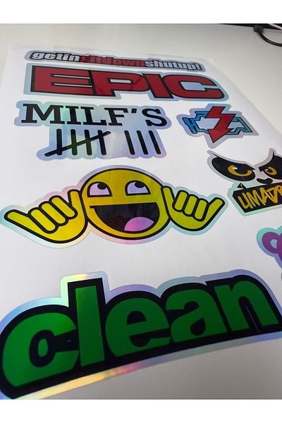 cakaybu Car Sticker (Sticker) Notebook, Helmet, Wall, Bicycle, Motorcycle, Cabinet, Door A4 Sizes