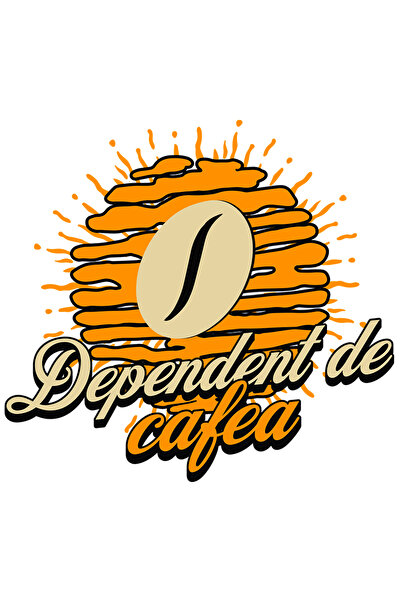 StoryGift Romania Sticker Autocolant 70CM Adeziv Dependent de Cafea energie d...