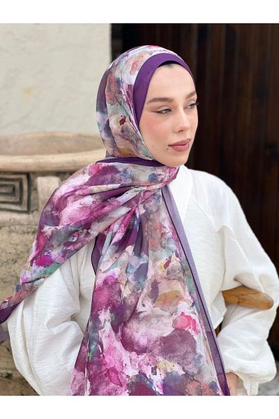 Modakaşmir Model cu pensulă Lina Shawl