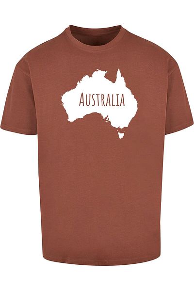 Merchcode Herren Australia X Heavy Oversize Tee-by102