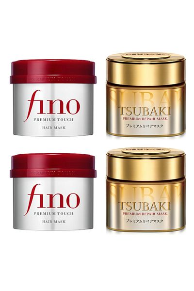 Shiseido - Fino Premium Touch Hair Mask - 230 g x 2 + Shiseido - Tsubaki Premium Repair Hair Mask -