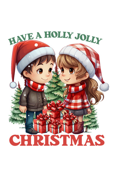 StoryGift Romania Sticker Adeziv 90CM cu fetita si baietel cu mesajul "Have a...