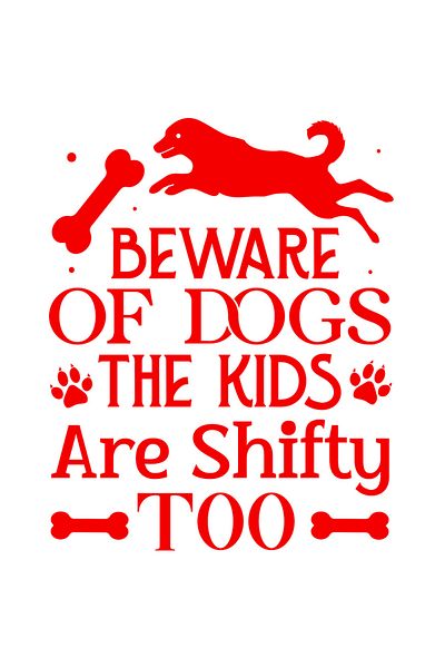 StoryGift Romania Sticker Eticheta 40CM Exterior cu un caine si cateva oase cu mesajul "Atentie la caini. Si cop