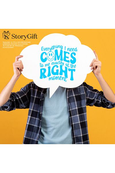 StoryGift Romania Exterior Sticker for those who get the things they need at exactly the right time