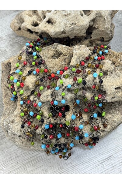 SEDEF TAKI Zincir boncuk kolye