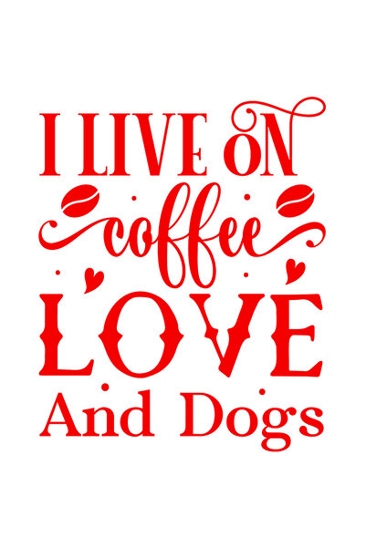 StoryGift Romania Sticker Autocolant 70CM Exterior cu mesajul "I live on coff...