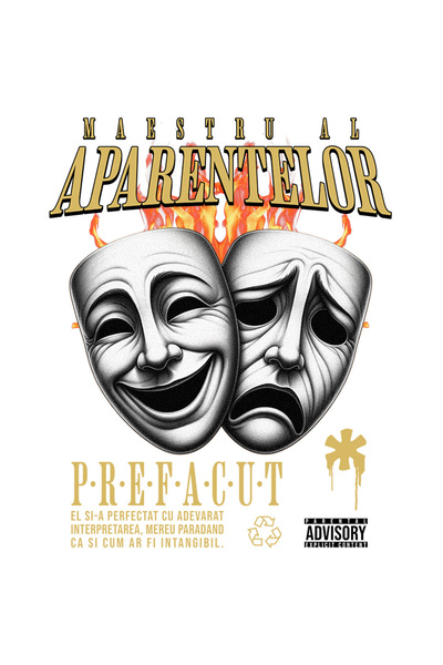 StoryGift Romania Sticker Autocolant 70CM Prefacut - Maestu Al Aparentelor cu...