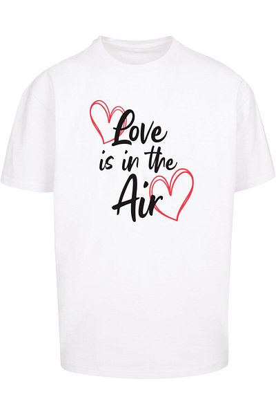 Merchcode Herren Valentinstag - Love Is In The Air Heavy Oversize Tee